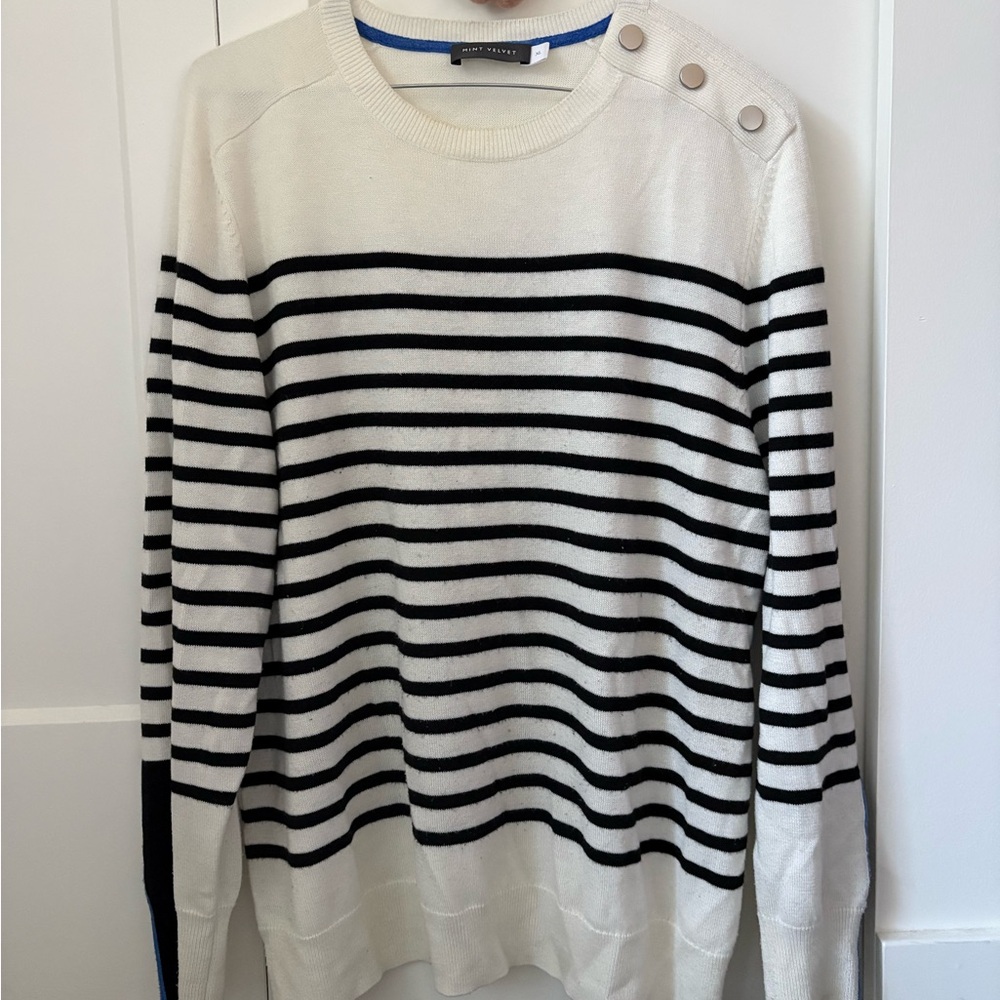 Striped Black and White Sweater